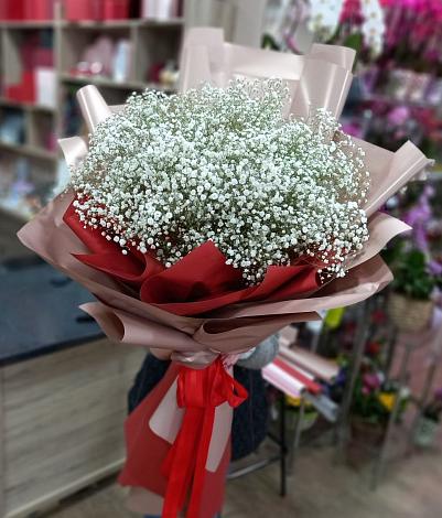 Букет цветов из: Гипсофила в Инатьевский