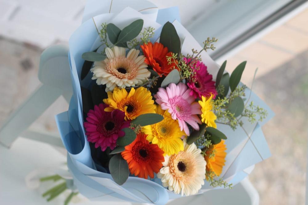 Букет цветов из: Герберы в Инатьевский