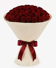 Букет 101 Бордовая роза Блэк Бакарра в Инатьевский