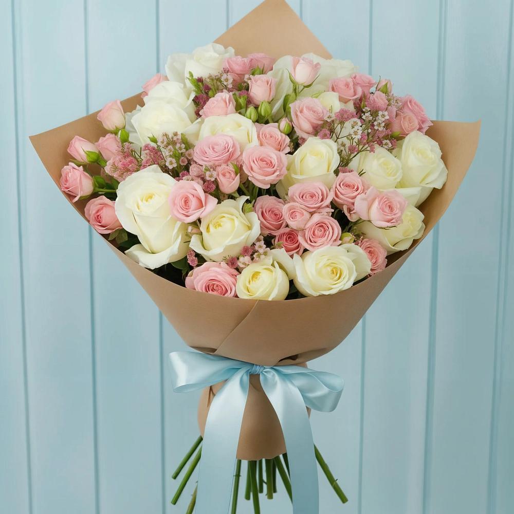 Букет цветов из: Розы в Инатьевский