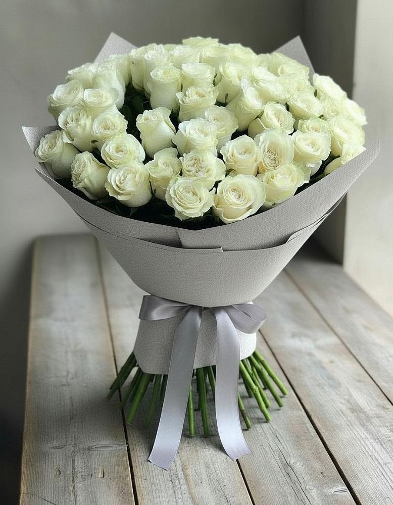 Букет 35 Белых роз в Инатьевский