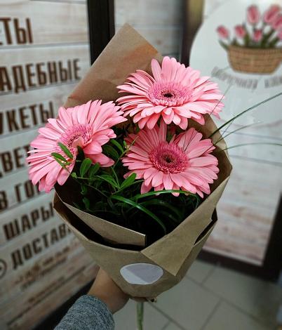 Букет цветов из: Герберы в Инатьевский
