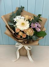 Букет цветов из:  Герберы и Хризантемы в Инатьевский