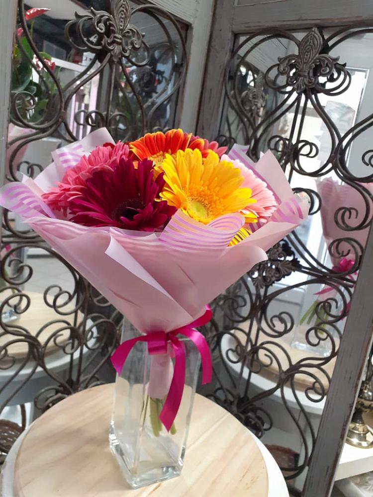 Букет цветов из: Герберы в Инатьевский