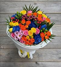 Букет цветов из:  Розы и Хризантемы в Инатьевский