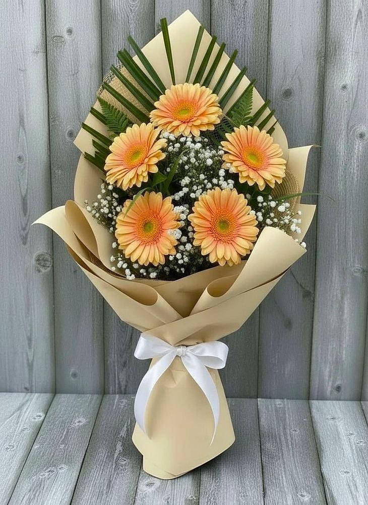 Букет цветов из: Герберы в Инатьевский