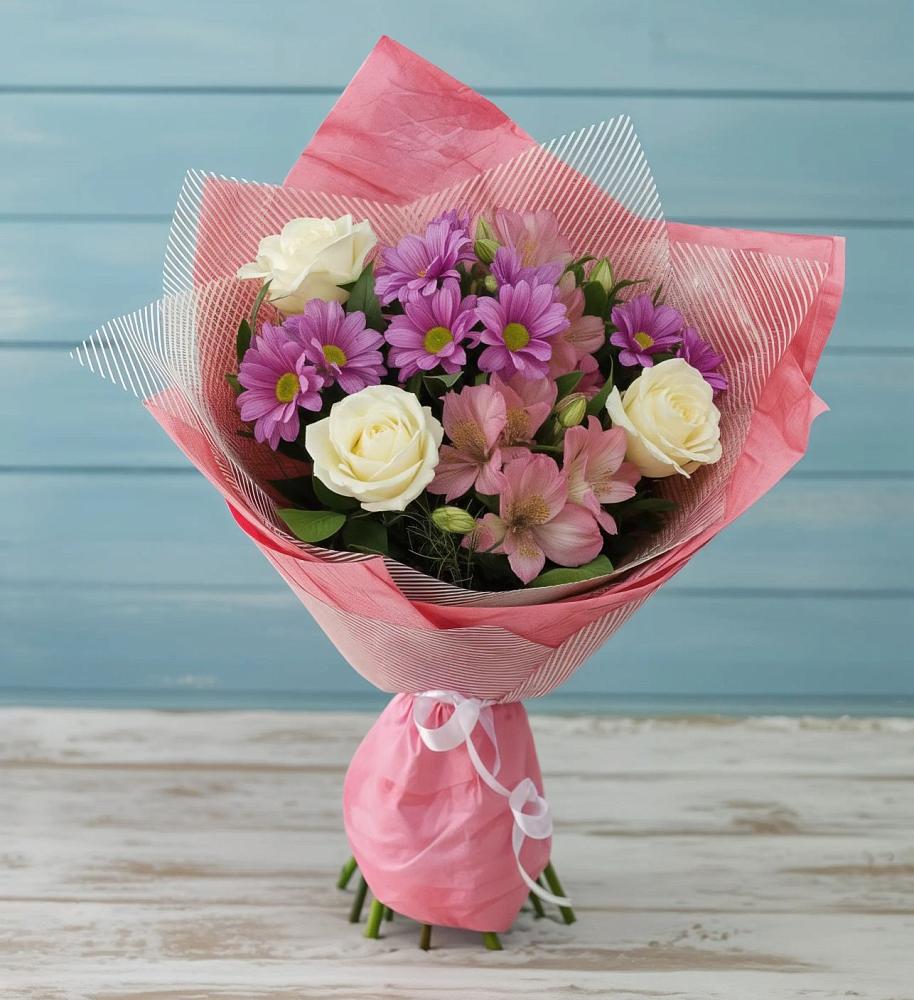 Букет цветов из: Герберы в Инатьевский