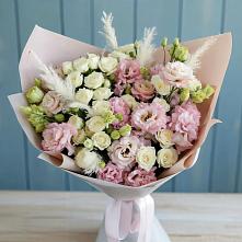 Букет цветов из:  Альстромерии и Розы в Инатьевский