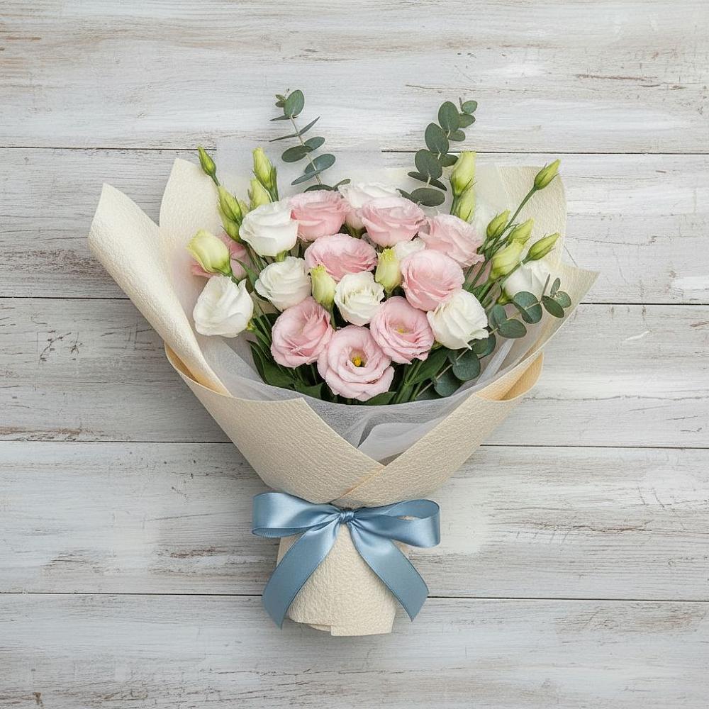 Букет цветов из: Лизиантусы в Инатьевский